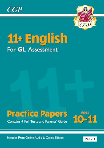 11+ GL English Practice Papers: Ages 10-11 - Pack 1 (with Parents' Guide & Online Edition) (CGP GL 11+ Ages 10-11) von Coordination Group Publications Ltd (CGP)